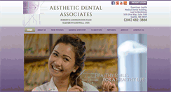 Desktop Screenshot of aestheticdentalassoc.com